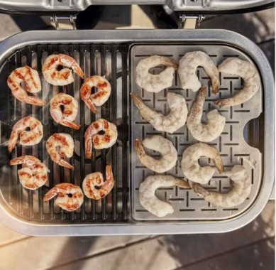 Weber Lumin Compact Elektrogrill mit Stand, black, 91010879